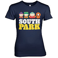 South Park tričko, South Park Girly Navy, dámske