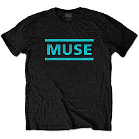 Muse tričko, Light Blue Logo Black, pánske