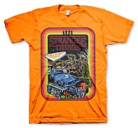 Stranger Things tričko, Retro Poster Orange, pánske