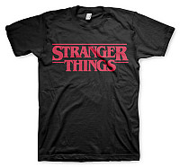 Stranger Things tričko, Logo Black, pánske
