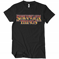 Stranger Things tričko, Fire Logo Black, pánske