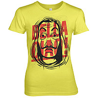 La Casa De Papel tričko, Masked Bella Ciao Girly Yellow, dámske