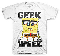 SpongeBob Squarepants tričko, Geek Of The Week White, pánske