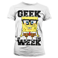SpongeBob Squarepants tričko, Geek Of The Week Girly White, dámske