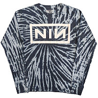 Nine Inch Nails tričko dlhý rukáv, Logo Wash Blue, pánske