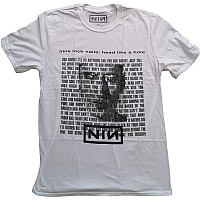 Nine Inch Nails tričko, Head Like A Hole White 2, pánske