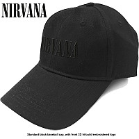 Nirvana šiltovka, Text Logo Black