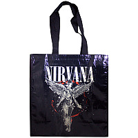 Nirvana nákupná taška Eco PES 40x38x15 cm/120g, In Utero Black