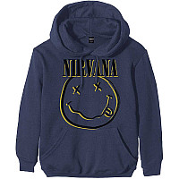 Nirvana mikina, Inverse Smiley Navy, pánska