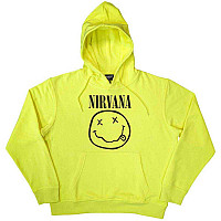 Nirvana mikina, Inverse Happy Face Neon Yellow, pánska