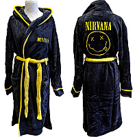 Nirvana župan, Yellow Smiley Black, unisex