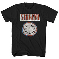 Nirvana tričko, Distressed Logo, pánske