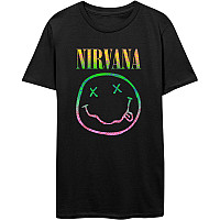 Nirvana tričko, Sorbet Ray Smiley Black, pánske