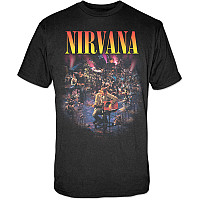 Nirvana tričko, Unplugged Photo Black, pánske