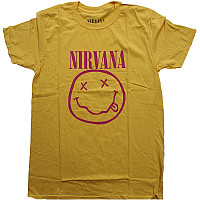 Nirvana tričko, Pink Smiley Yellow, pánske