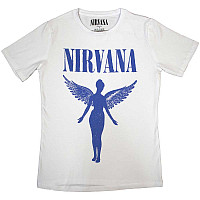 Nirvana tričko, Angelic Blue Mono White, dámske