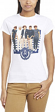 One Direction tričko, One Ivy League Stripes, dámske