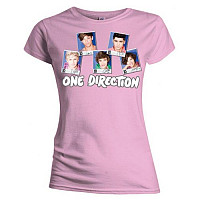 One Direction tričko, Polaroid Pink, dámske