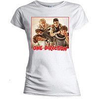 One Direction tričko, Band Red Border, dámske
