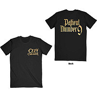 Ozzy Osbourne tričko, Patient No. 9 Gold Logo BP Black, pánske