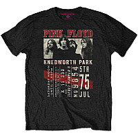 Pink Floyd tričko, Knebworth '75 Eco Friendly Black, pánske