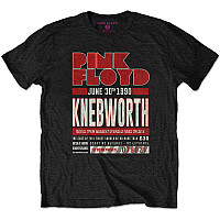 Pink Floyd tričko, Knebworth '90 Red Black, pánske