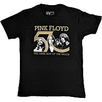 Pink Floyd tričko, Band Photo & 50th Logo Black, pánske
