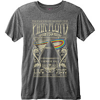 Pink Floyd tričko, Carnegie Hall Poster Charcoal Burnout, pánske