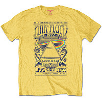 Pink Floyd tričko, Carnegie Hall Poster Yellow, pánske