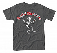 Social Distortion tričko, Skelly Logo Grey, pánske