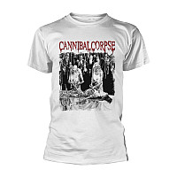 Cannibal Corpse tričko, Butchered At Birth White, pánske