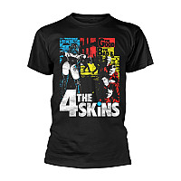 4 Skins tričko, The Good The Bad & The 4 Skins Black, pánske
