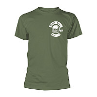 Black Label Society tričko, Skull Logo Pocket Olive, pánske