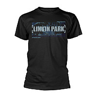 Linkin Park tričko, Meteora Blue Spray Black, pánske