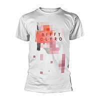 Biffy Clyro tričko, Multi Pixel White, pánske