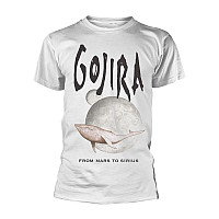 Gojira tričko, Whale From Mars Organic White, pánske