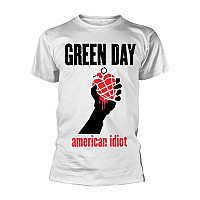 Green Day tričko, American Idiot BP White, pánske