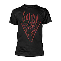 Gojira tričko, Red Power Glove Black, pánske