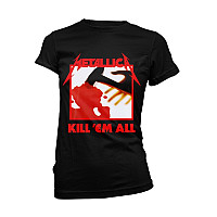 Metallica tričko, Kill Em All Tracks BP Black, dámske