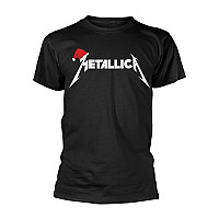Metallica tričko, Santa Hat Logo Black, pánske