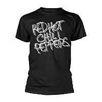 Red Hot Chili Peppers tričko, Black & White Logo Black, pánske
