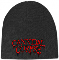 Cannibal Corpse čiapka, Logo Red on Black