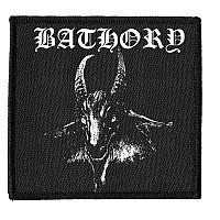 Bathory tkaná nášivka PES 100x100 mm, Goat (Square)