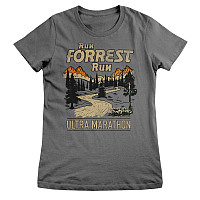 Forrest Gump tričko, Ultra Marathon Girly Dark Grey, dámske