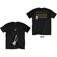 Prince tričko, W2A White Guitar BP Black, pánske