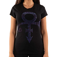Prince tričko, Purple Symbol Diamante Black, dámske