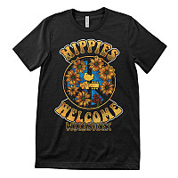 Woodstock tričko, Hippies Welcome Black, pánske