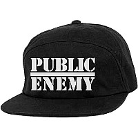 Public Enemy šiltovka, PE Logo Snapback Black, unisex