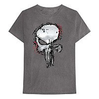 The Punisher tričko, Punisher Metallic Skull Grey, pánske