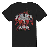 The Punisher tričko, Punisher Red Tanks Black, pánske